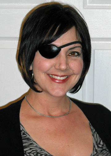 Woman Wearing Eye Patch